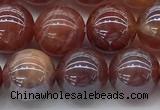 CAA3503 15.5 inches 10mm round AB-color fire agate beads wholesale