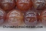 CAA3504 15.5 inches 12mm round AB-color fire agate beads wholesale