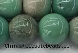 CAA3520 15.5 inches 14mm round AB-color grass agate beads wholesale