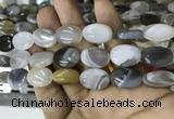 CAA3565 15.5 inches 13*18mm oval grey Botswana agate beads