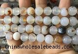 CAA3600 15.5 inches 12mm round dendritic agate beads wholesale