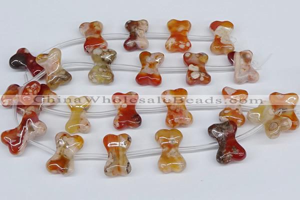 CAA3613 15.5 inches 18*25mm - 20*30mm bone sakura agate beads