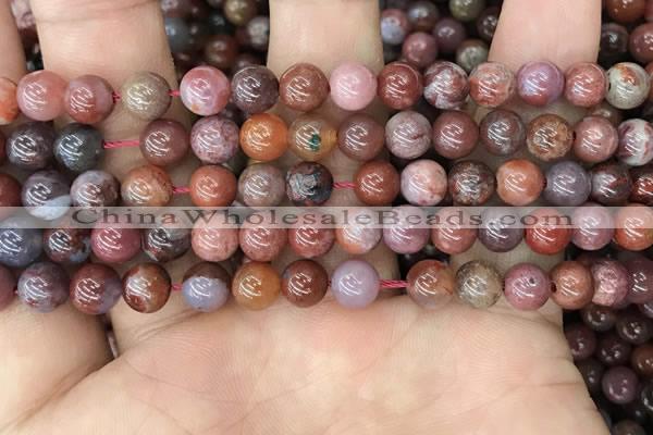 CAA3621 15.5 inches 6mm round Portuguese agate beads wholesale