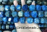CAA3711 18*20mm - 20*22mm faceted nuggets chrysanthemum agate beads