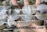 CAA3743 15.5 inches 30*40mm oval Montana agate beads wholesale