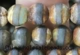CAA3843 15 inches 6mm round tibetan agate beads wholesale