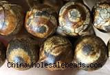 CAA3866 15 inches 8mm round tibetan agate beads wholesale