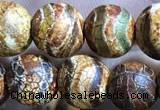 CAA3868 15 inches 8mm round tibetan agate beads wholesale