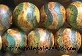 CAA3881 15 inches 8mm round tibetan agate beads wholesale