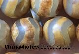 CAA3894 15 inches 10mm round tibetan agate beads wholesale