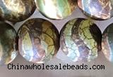 CAA3899 15 inches 10mm round tibetan agate beads wholesale