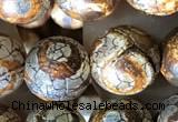 CAA3905 15 inches 10mm round tibetan agate beads wholesale