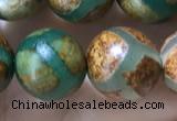 CAA3915 15 inches 10mm round tibetan agate beads wholesale