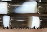 CAA3944 15.5 inches 8*20mm tube Madagascar agate beads wholesale