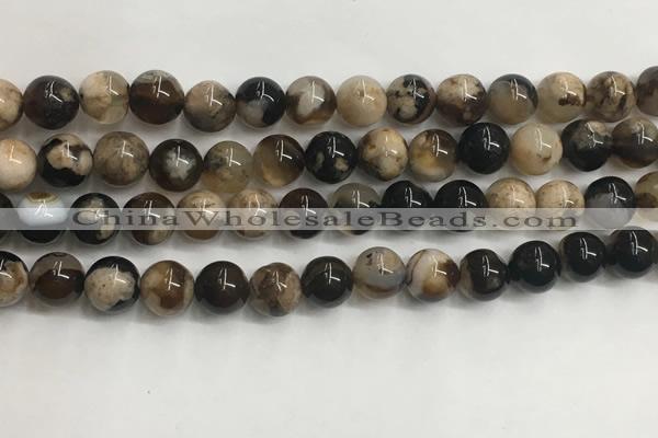 CAA3971 15.5 inches 8mm round sakura agate gemstone beads