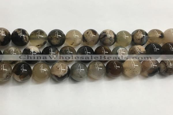 CAA3973 15.5 inches 12mm round sakura agate gemstone beads