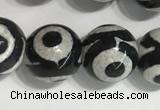 CAA3992 15 inches 10mm round tibetan agate beads wholesale