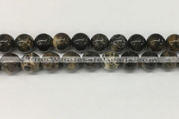 CAA4039 15.5 inches 16mm round chrysanthemum agate beads