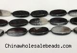CAA4349 15.5 inches 20*40mm oval agate druzy geode beads