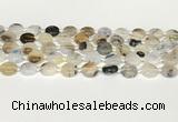 CAA4383 15.5 inches 12mm flat round Montana agate beads