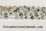 CAA4386 15.5 inches 12mm heart Montana agate beads