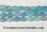 CAA4665 15.5 inches 13*18mm oval banded agate beads wholesale