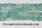 CAA4745 15.5 inches 14*14mm square banded agate beads wholesale