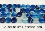 CAA4754 15.5 inches 16*16mm square banded agate beads wholesale