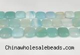 CAA4769 15.5 inches 20*20mm square banded agate beads wholesale