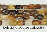 CAA4813 15.5 inches 15*20mm rectangle banded agate beads wholesale