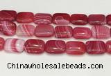 CAA4824 15.5 inches 18*25mm rectangle banded agate beads wholesale