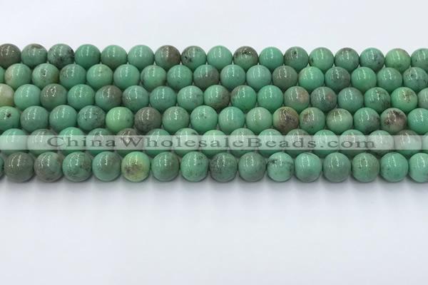 CAA4870 15.5 inches 6mm round grass agate beads wholesale