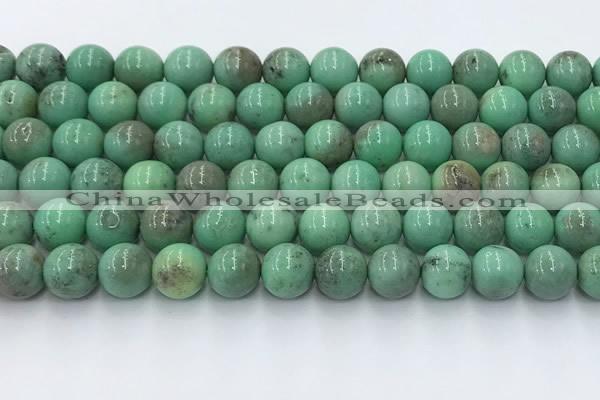 CAA4872 15.5 inches 10mm round grass agate beads wholesale