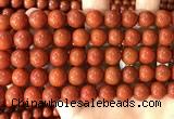 CAA5101 15.5 inches 10mm round red agate gemstone beads