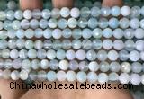 CAA5220 15.5 inches 6mm faceted round banded agate beads