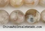 CAA5283 15.5 inches 12mm round sakura agate gemstone beads