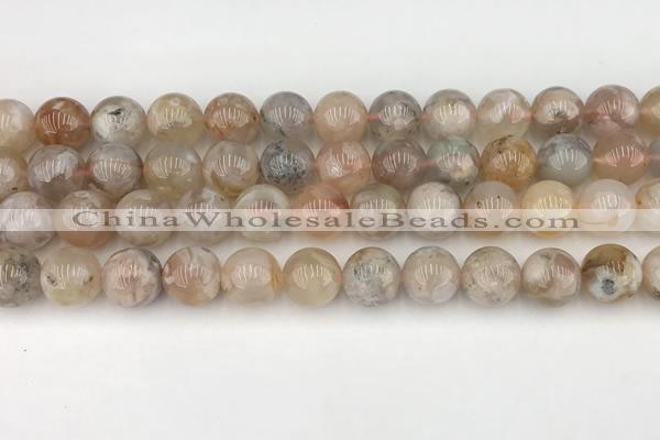 CAA5283 15.5 inches 12mm round sakura agate gemstone beads