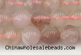 CAA5285 15.5 inches 6mm round natural sakura agate beads