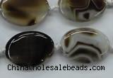 CAA531 15.5 inches 22*30mm oval madagascar agate gemstone beads