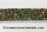 CAA5361 15.5 inches 8*12mm twisted rice agate gemstone beads