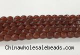 CAA5364 15.5 inches 8*12mm twisted rice agate gemstone beads