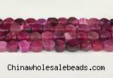 CAA5375 15.5 inches 10*12mm - 11*16mm faceted nuggets agate beads