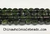 CAA5377 15.5 inches 10*12mm - 11*16mm faceted nuggets agate beads