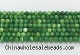 CAA5405 15.5 inches 6mm round peacock  serpntine gemstone  beads wholesale