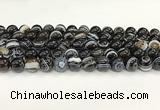 CAA5426 15.5 inches 12mm round agate gemstone beads