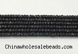 CAA5437 15.5 inches 6*8mm faceted rondelle agate gemstone beads