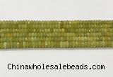 CAA5438 15.5 inches 6*8mm faceted rondelle agate gemstone beads