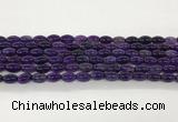 CAA5455 15.5 inches 8*12mm rice agate gemstone beads
