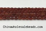 CAA5459 15.5 inches 8*12mm faceted rice agate beads