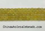 CAA5469 15.5 inches 8*12mm faceted rice agate beads